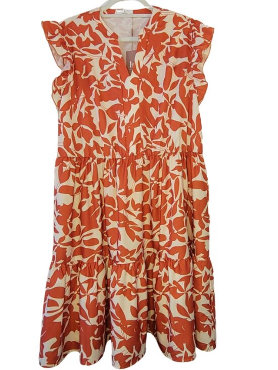 Hotouch Dresses & Skirts - NWT Hotouch Sun Tropical Dress Coastal Boho Pockets Size 2XL